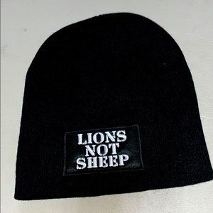lions not sheep beanie